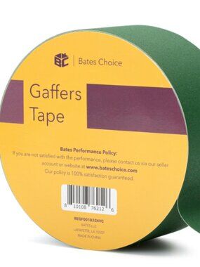 Bates- Gaffers Tape 2 Inch x 23 Yards, Gaffer Tape 2 Inch, Polyethylene-Coated C